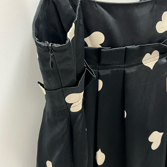 Betsey Johnson Heart Spaghetti Strap Babydoll Cocktail Party Dress Size 8 - Picture 5 of 10
